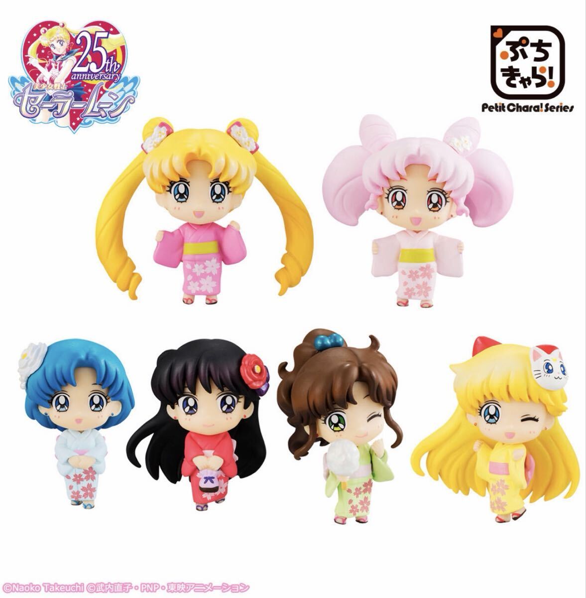 美品 箱付き 全6種 ぷちきゃら 桜ver みんなでお祭り編 BOX 美少女戦士