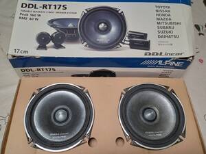 アルパイン DDL-RT17S カースピーカー/ツイーター/ネットワーク スピーカー ALPINE DDL-RT17S 17cm ネットワーク ツイーター DDLinear