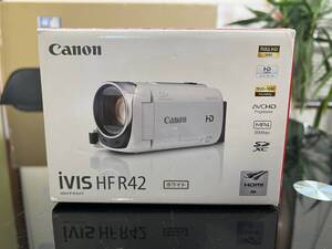 美品】Canon iVIS HF R42 ホワイト デジタルビデオカメラ キャノン