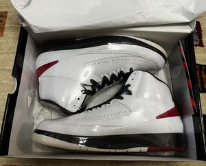 AIR JORDAN 2 RETRO "CHICAGO"（1994） 130235-161 （ホワイト/レッド/ブラック）
