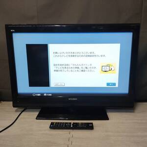送料無料 32型 LCD-32MX40 三菱 REAL 首振り 液晶テレビ 32V リモコン