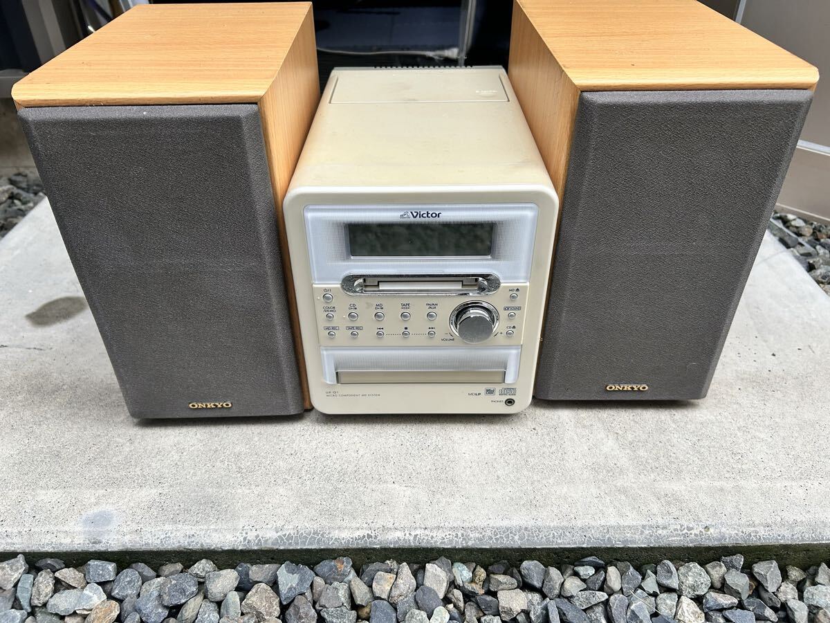 Yahoo!オークション - Victor ビクター ミニコンポ MDコンポ UX-Q1