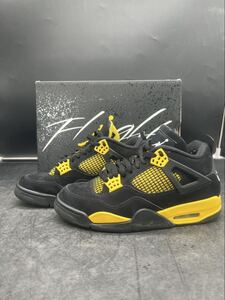 27cm NIKE AIR JORDAN 4 RETRO Thunder 2023 ナイキ エア ジョーダン