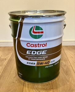 カストロール EDGE 5w-40 全合成油 A3/B4 20L エンジンオイル 高性能
