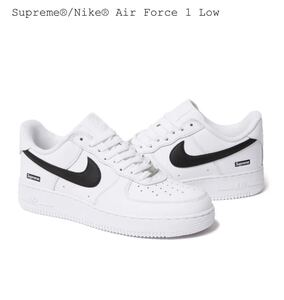 新品 Supreme × Nike Air Force 1 Low White US8 5 / シュプリーム 