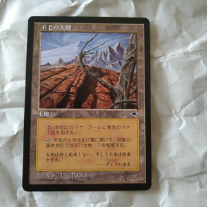 Yahoo!オークション - 【MTG】 不毛の大地 / Wasteland 日本語版 [TMP