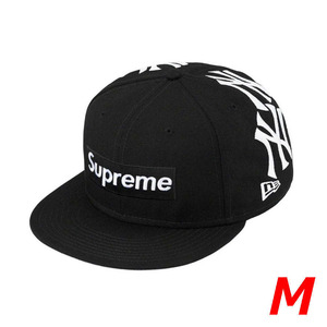 新品 Supreme New York Yankees Box Logo New Era Black M(7-3/8