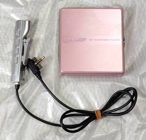 SHARP MD-ST600 MDプレーヤー ピンク ポータブルMDプレーヤー シャープ
