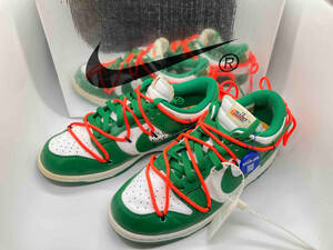 OFF-WHITE × DUNK LOW "PINE GREEN" CT0856-100 （ホワイト/パイングリーン/パイングリーン）
