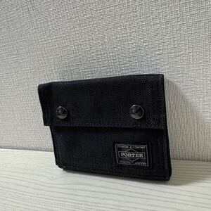 Yahoo!オークション- PORTER SMOKY WALLET 592-06370 （ブラック）の