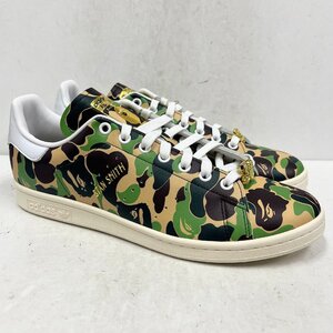 adidas A BATHING APE STAN SMITH BAPE カモ柄 スニーカー 27 5cm新品