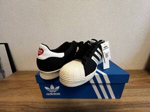HUMAN MADE × SUPERSTAR 80S "BLACK WHITE" FY0729 （コアブラック/クラウドホワイト/オフホワイト）
