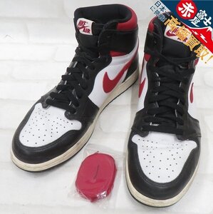 AIR JORDAN 1 RETRO HIGH OG "BLACK GYM RED" 555088-061 （ブラック/ホワイト/セイル/ジムレッド）