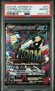 ポケモンカード ゲンシカイオーガEX SR 073/070 タイダルストーム XY5