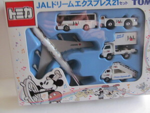 【美品】TOMY トミカ JALドリームエクスプレス21セット ディズニー トミカ JALドリームエクスプレス21セット TOMY 日本航空 ディズニー