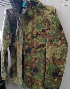 mont-bell モンベル ゴアテックス レインスーツ 自衛隊迷彩 上下セット