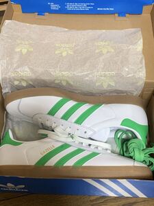 GAZELLE "WHITE GREEN GUM" JI0208 （クラウドホワイト/カレッジグリーン/ガム）