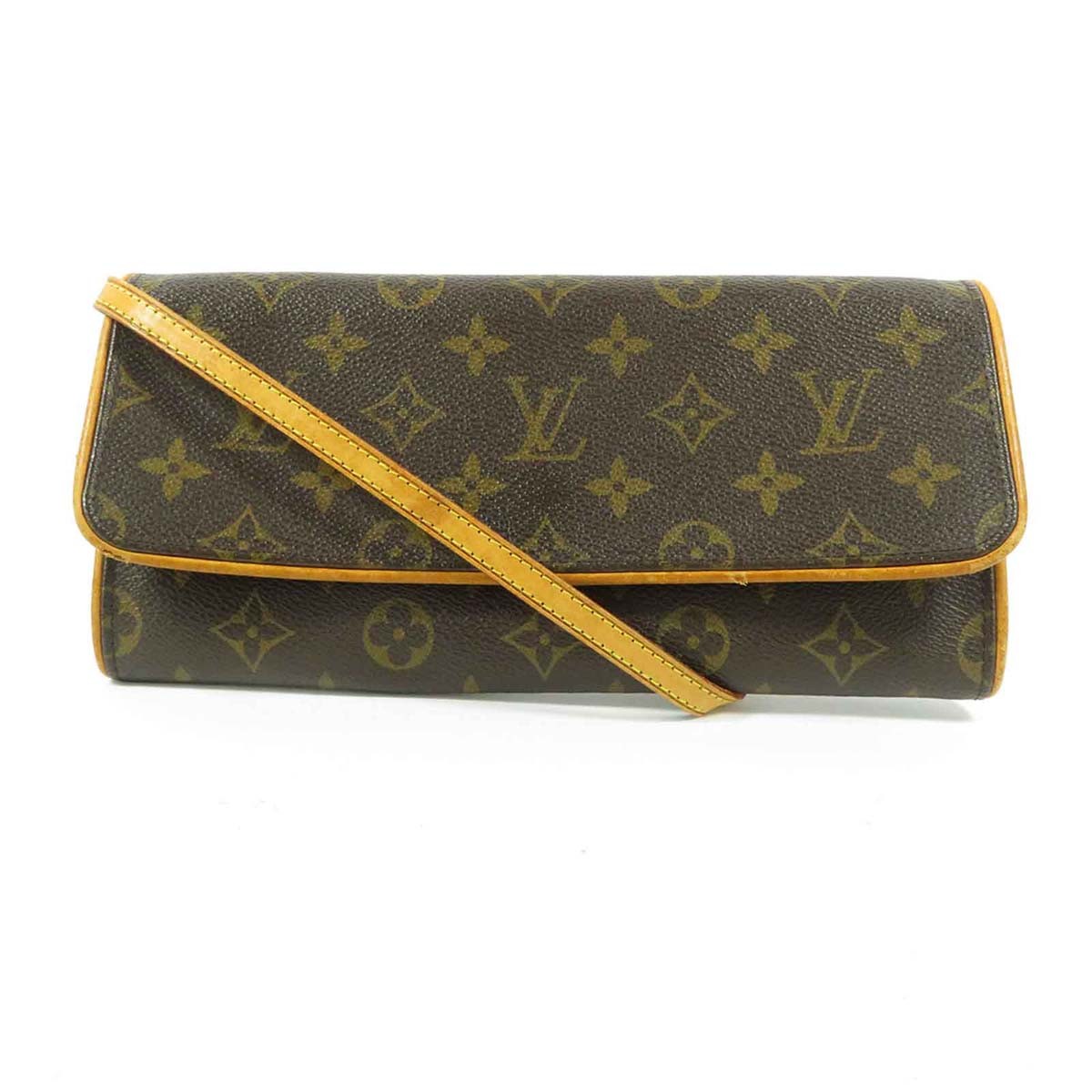 超美品 ルイヴィトン LOUIS VUITTON モノグラムポシェットツインGM 