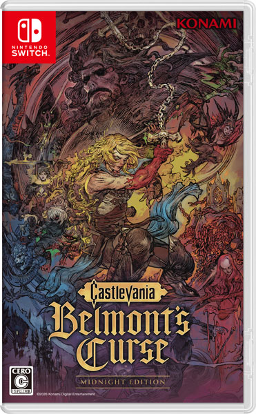 Switch Castlevania Belmont's Curse Midnight Edition 封入特典付き