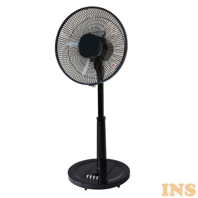30cmリビングメカ扇風機 KI-1743(K) ブラック