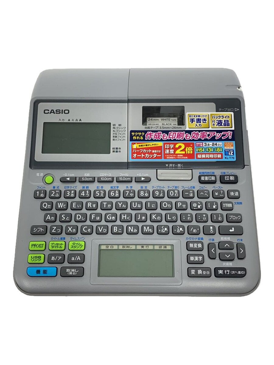 最終価格] CASIO ネームランド KL-T70 本体と取説のみ ACアダプタなし