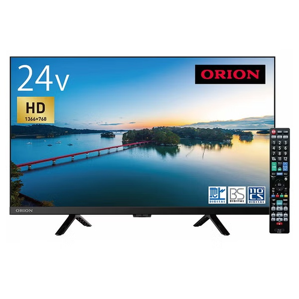 ORION 24V型 2026年製 液晶テレビ Google TV 新品・未開封 2026年製 ORION 24V型 ハイビジョン液晶テレビ