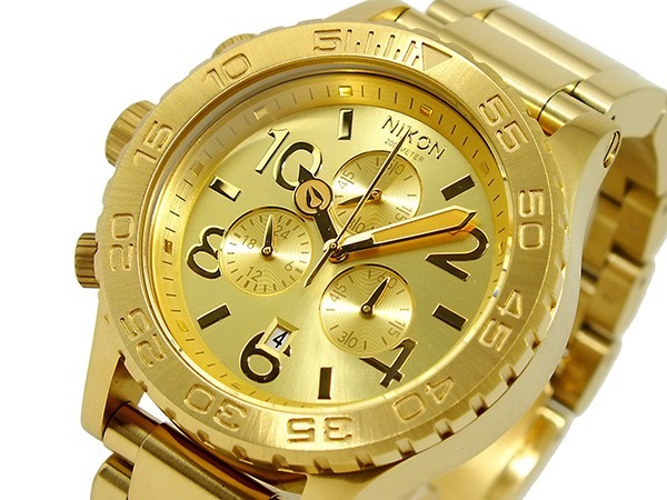 THE 42-20 CHRONO オールゴールド A037-502