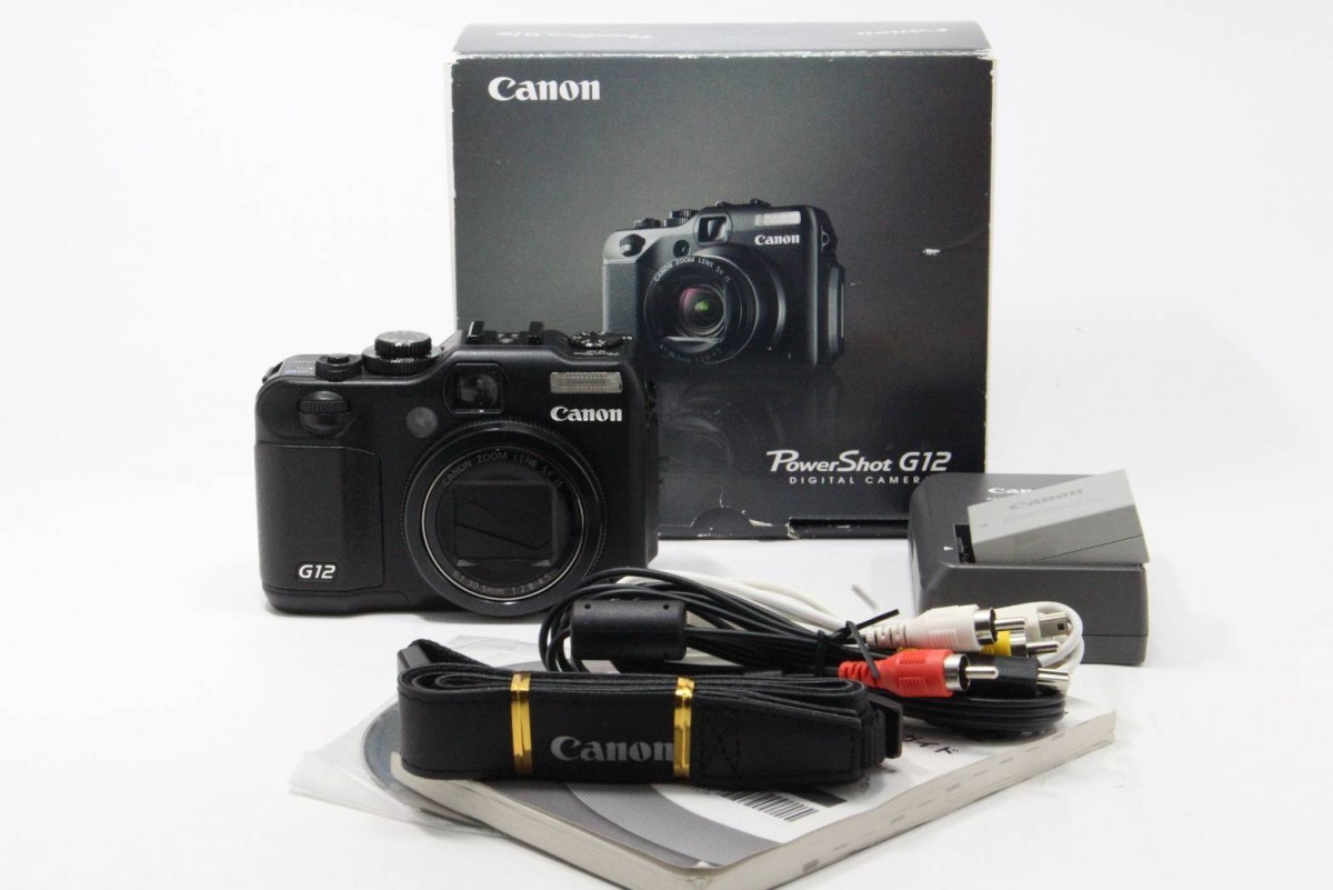 試写程度 ほぼ未使用 Canon PowerShot G12 付属品未使用 キヤノン