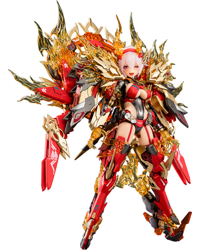 未使用品】hyena アレンジフェイスパーツ 16 3 皇巫 スサノヲ 紅蓮