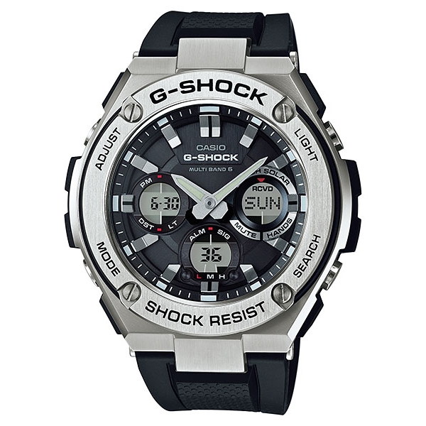 稼働ジャンク品】電波ソーラー CASIO G-SHOCK GST-W110 G-STEEL ジー