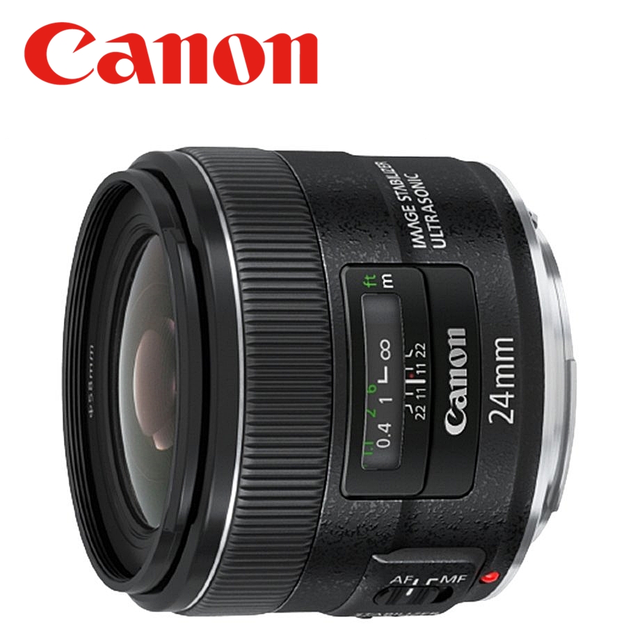 CANON (キャノン) EF24mm F2 8 IS USM フード EW-65B付 ほぼ新品 広角