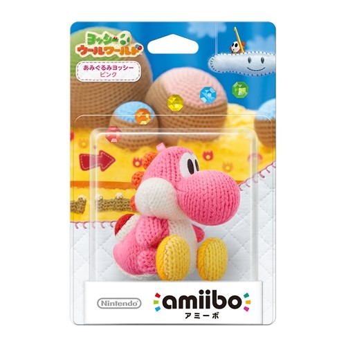 あみぐるみ ヨッシー amiibo アミーボ みずいろ みどり ピンク