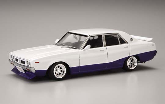 アオシマ 1/24 岡田道秋 ケンメリ2000GT-X シャコタンブギ 族車｜Yahoo