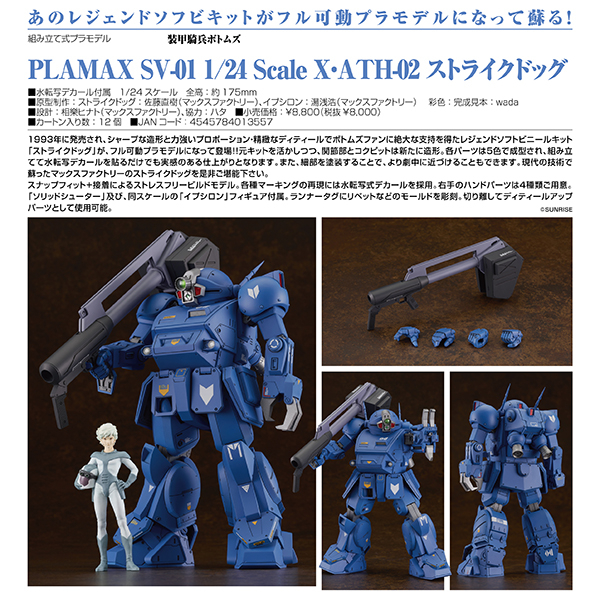 PLAMAX 装甲騎兵ボトムズ 1/24 ストライクドッグ ブラッドサッカー