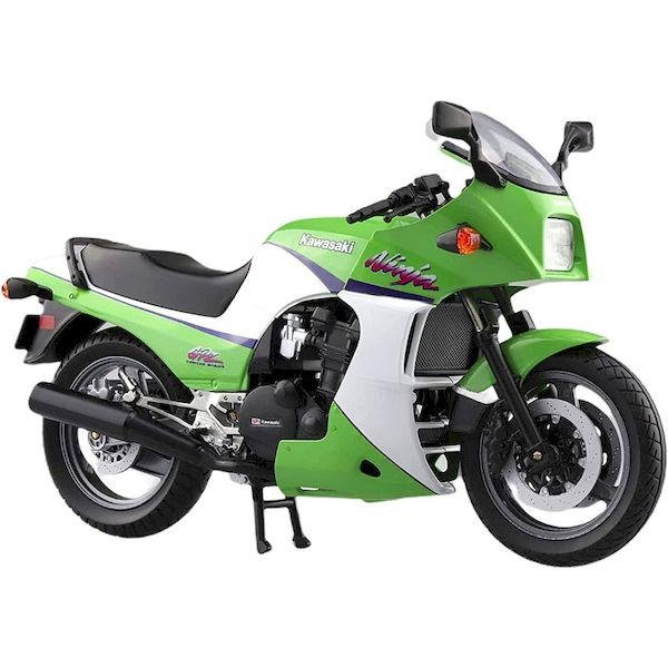アオシマ 1/12 完成品バイクシリーズ KAWASAKI GPz900R ライムグリーン