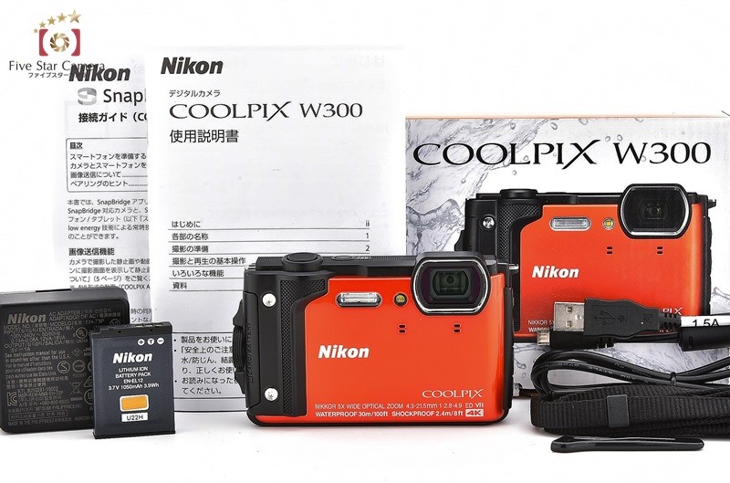 通電可ですが難有り｜Nikonニコン COOLPIX W300 オレンジ 通電可ですが難有り｜Nikonニコン COOLPIX W300 オレンジ｜Yahoo