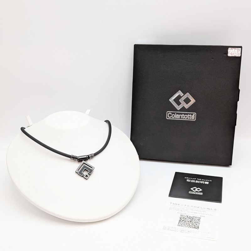 コラントッテ TAO ネックレス ARAN 【グロスブラック】限定 サイズLL