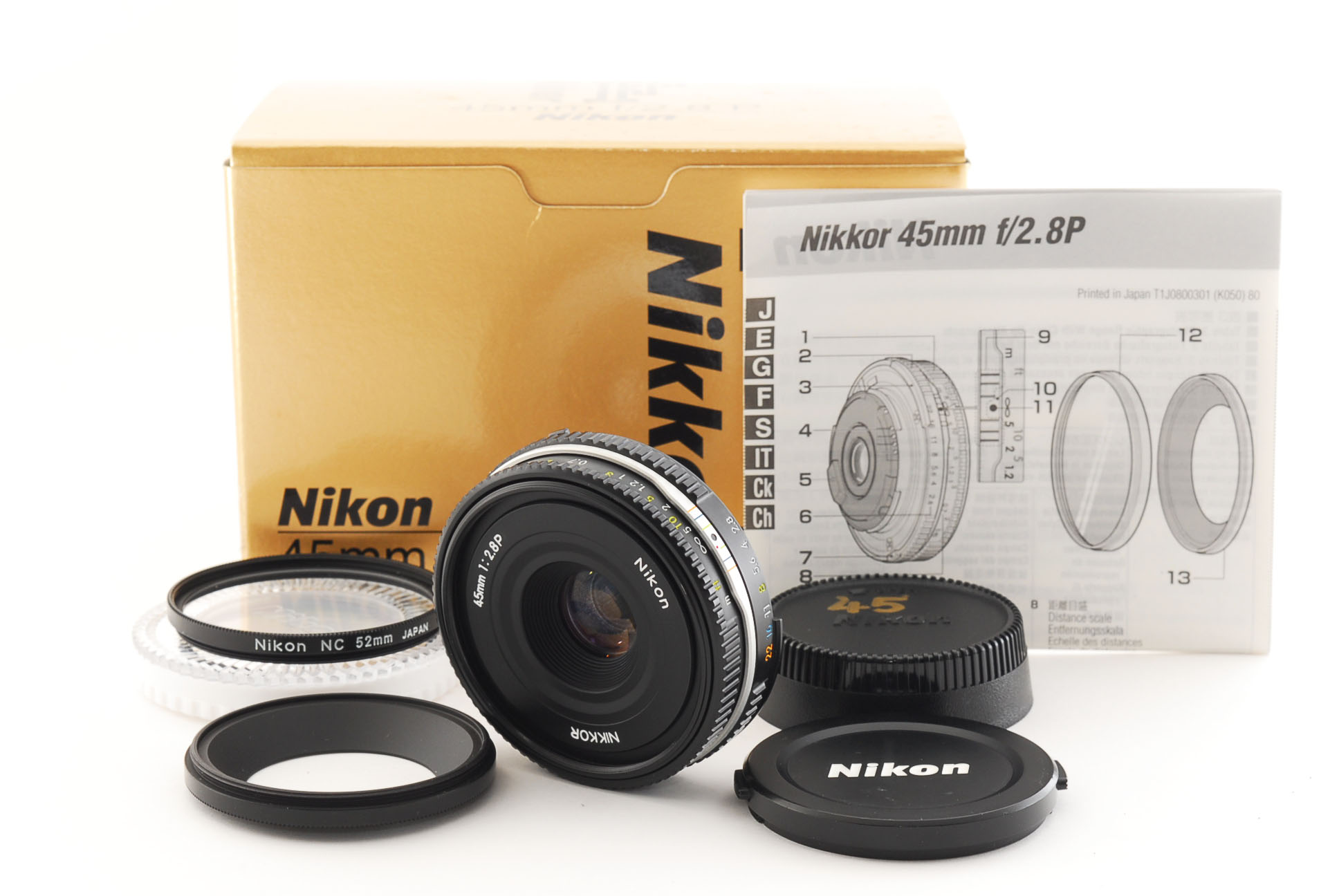美品 AI Nikkor 45mm F2 8P フジツボフード付き｜Yahoo!フリマ（旧