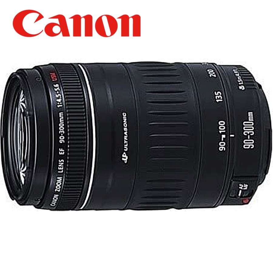 美品 キャノン 一眼レフ用超望遠レンズ EF90-300mm F4 5-5 6 USM Canon