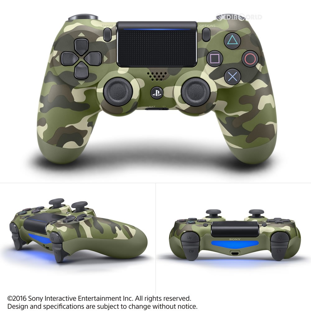 SONY PS4 純正コントローラー DUALSHOCK 4 グリーンカモフラージュ