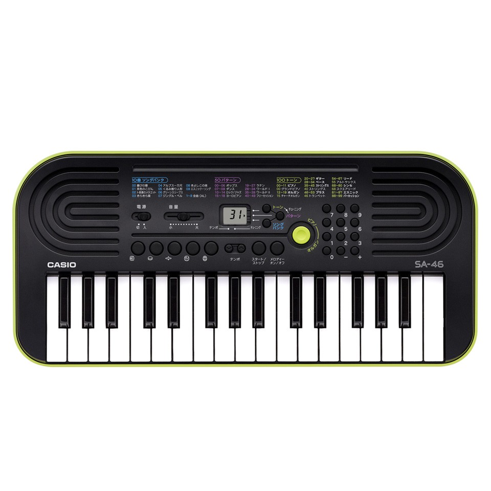 カシオ ミニキーボードSA-46 電子ピアノ ピアノ CASIO 32ミニ鍵盤 電子