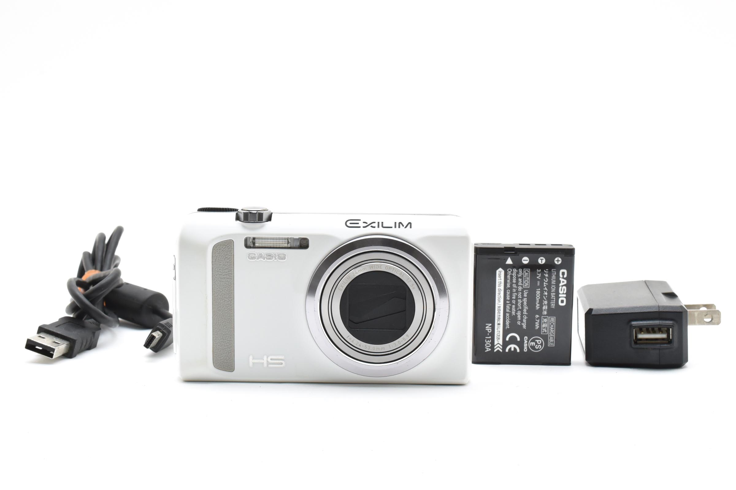 CASIO EXILIM EX-ZR500 ホワイト カシオ コンパクトデジタルカメラ 