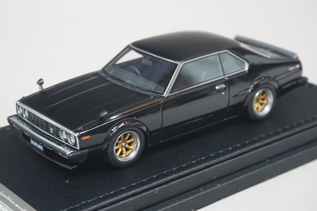 イグニッション 1/43 Nissan Skyline 2000 GT-ES (C210) Black0121