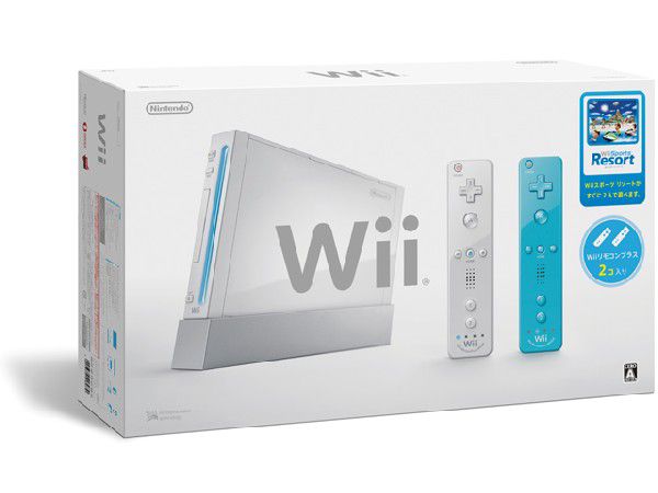 お値下げ☆Wii ウィー　本体　パーティー 　スポーツ　リゾート　新品　未開封 任天堂】Wii 本体 シロ〈すぐに遊べるセット〉Wiiスポーツリゾート ＋