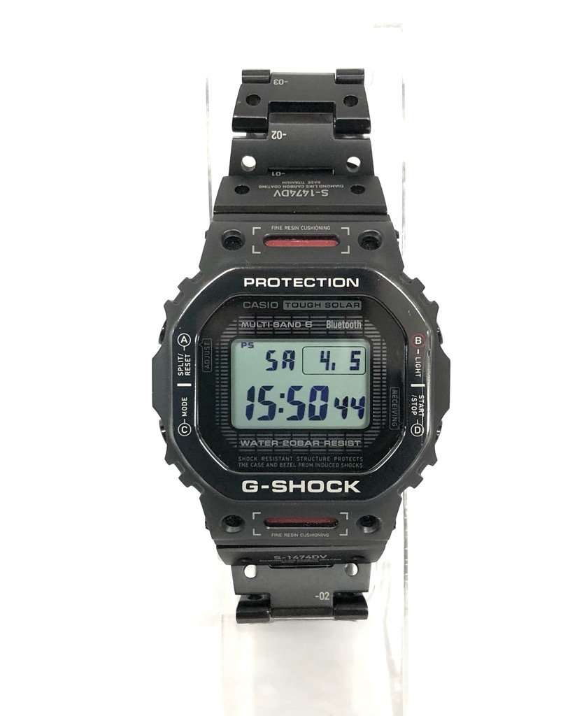 極美品】G-SHOCK GMW-B5000TVA-1JR 通称ガンダム チタン DLC処理