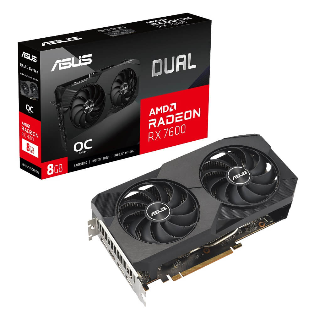 ASUS DUAL AMD Radeon RX 7600 グラフィックボード8GB｜Yahoo!フリマ