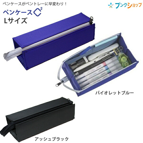 ペンケース C2 Lサイズ (アッシュブラック) F-VBF122-7 ×1個