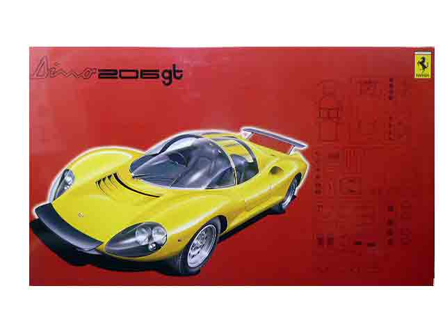 希少品 プラモデル 車 未組立 フジミ 1/24 フェラーリ ディーノ206gt