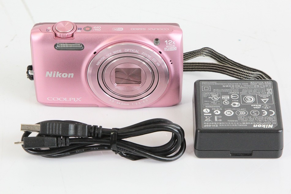 Nikon COOLPIX S6800ピンク コンパクトデジタルカメラ 12xズーム