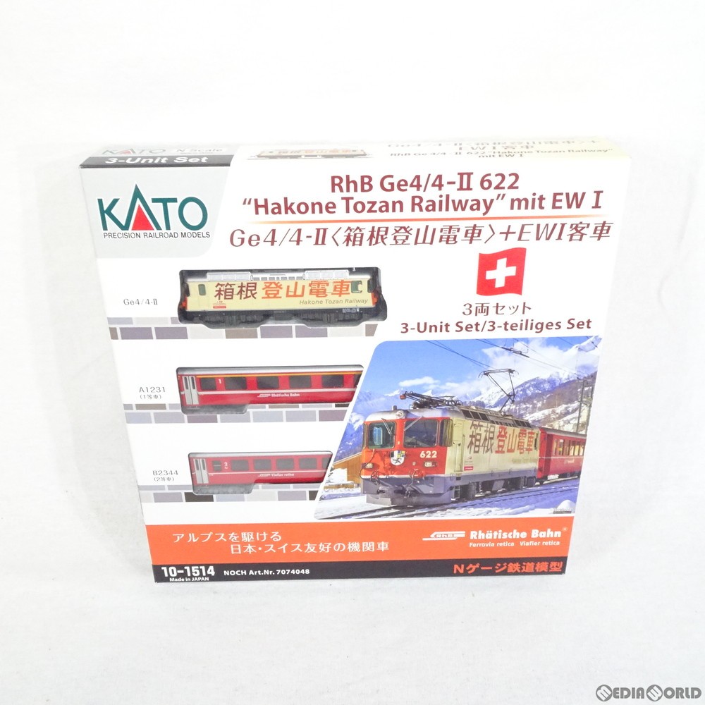 Yahoo!オークション - KATO 10-1514 Ge4/4-II 箱根登山電車 + EW I客車